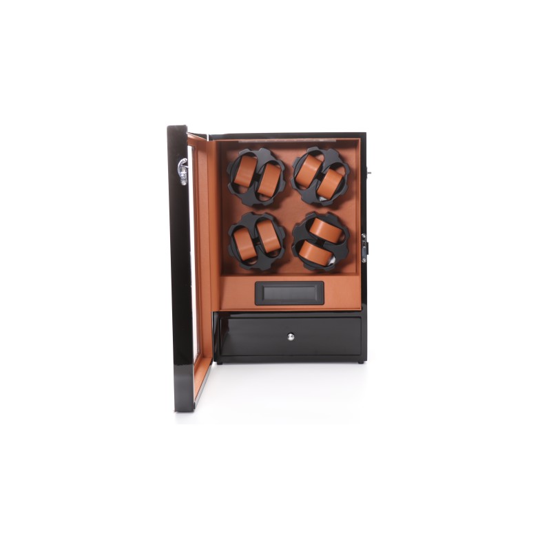 Шкатулка Salvadore для підзаводу 8 годинників X-2/06-BBR Чорний