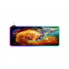 Ігрова поверхня для комп'ютерної миші та клавіатури RGB з підсвічуванням UKC 80х30 см G-626