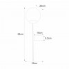Бра Zumaline Orbit 18x16x55 см Чорний (Zu5001)