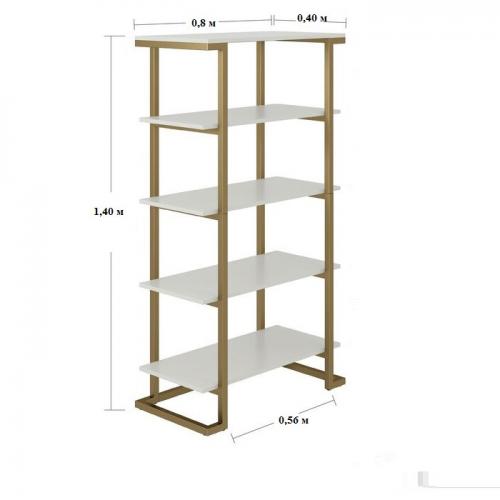 Стелаж GoodsMetall у стилі Лофт 1400х800х400 СТЖ1132