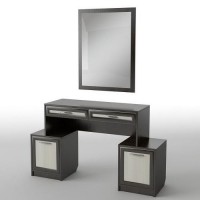 Туалетний столик Тиса Мебель БС-16 Венге Дуб молочний 75x40x138.5 см Туалетний столик Тиса Мебель БС-16 Венге Дуб молочний 75x40x138.5 см