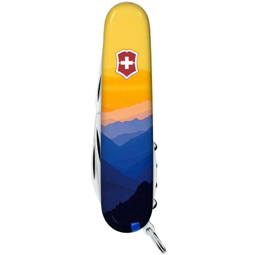 Складаний ніж Victorinox Camper Ukraine 91 мм 14 функцій Гірський пейзаж (1.3613.7_T3190pw) Складаний ніж Victorinox Camper Ukraine 91 мм 14 функцій Гірський пейзаж (1.3613.7_T3190pw)