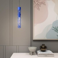 Світильник підвісний MSK Electric Flow у стилі лофт під лампу Е27 синій NL 6041 BL Світильник підвісний MSK Electric Flow у стилі лофт під лампу Е27 синій NL 6041 BL