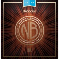 Струни для акустичної гітари 6 шт D'Addario NB1253 Nickel Bronze Light Acoustic Guitar Strings 12/53 Струни для акустичної гітари 6 шт D'Addario NB1253 Nickel Bronze Light Acoustic Guitar Strings 12/53
