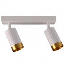 Спот Polux Arras 5.5x26x16 см Біло-золотистий (Pol323606)
