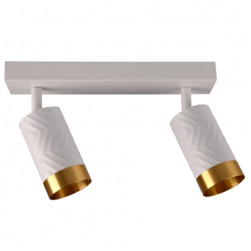 Спот Polux Arras 5.5x26x16 см Біло-золотистий (Pol323606)