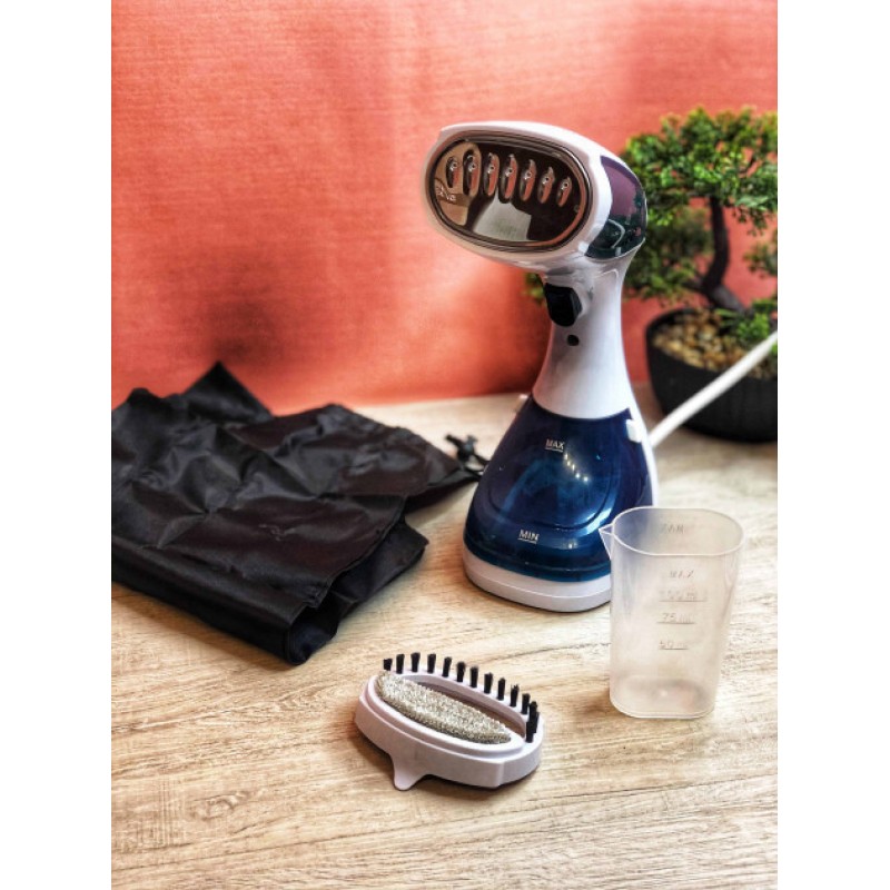 Відпарювач ручний для одягу Glamouric Steamer Df-019 пароочисник для речей та штор 1100 Вт Білий