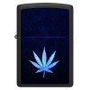 Запальничка бензинова Zippo Cannabis Design Black Light (48736)