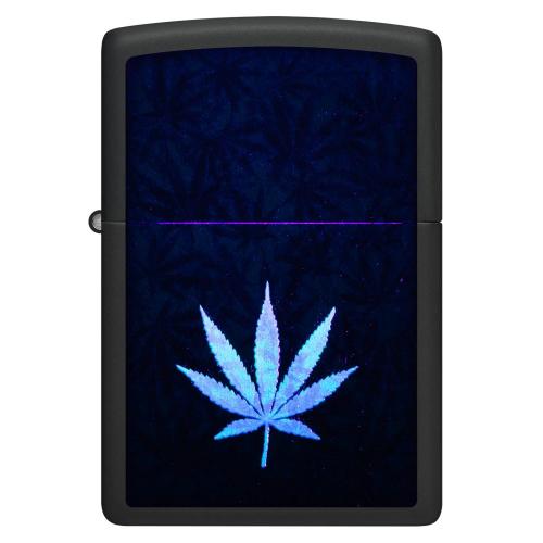 Запальничка бензинова Zippo Cannabis Design Black Light (48736) Запальничка бензинова Zippo Cannabis Design Black Light (48736)