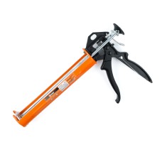 Пістолет для герметика Polax каркасний посилений 3-штоковий 25 натискань (26-013)