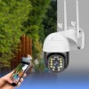 Вулична камера відеоспостереження Smart WIFI IP PTZ-C18 APP-TUYA CPK 7985