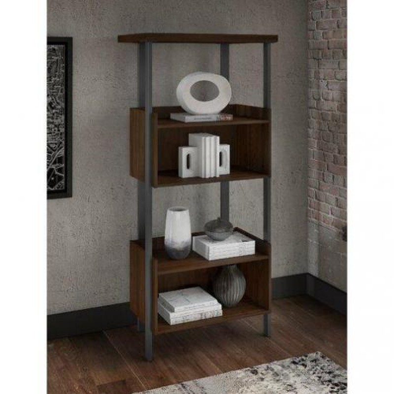 Стелаж для зберігання в стилі Loft Чорний NS-1910 1700x770x480 мм