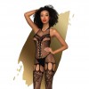 Бодістокінг Penthouse Fancy Me S/L Black, відкритий доступ, фантазійний малюнок, імітація панчіх в інтернет супермаркеті PbayMarket!