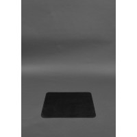 Килимок для мишки з натуральної шкіри 1.0 чорний краст BlankNote