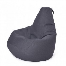 Крісло Мішок Груша Рогожка 120х85 Студія Комфорту Розмір Стандарт сірий