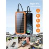 Зарядний пристрій на сонячних батареях iBattery YD-888KW 30000 mAh з ліхтариком (2431426714)