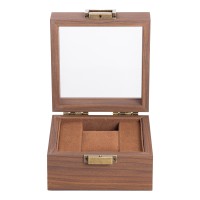 Скринька для годинника YIWU 12x12x7.4 см Коричневий (HP-5-11)