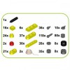 Дитячий конструктор Kiditec 1217 L-set Showcrane big Yellow 460 деталей (3893)