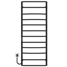 Рушникосушарка електрична Аквамікс П12 500х1300 Deffi Чорний JD03 (C.AM.130.50.12.E.B.L.1)