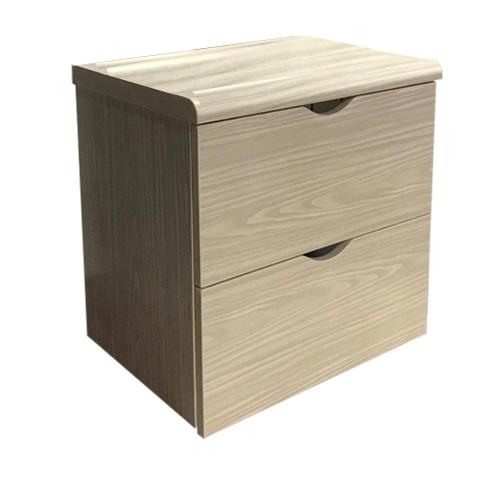 Комод пластиковий Mikola-M Скандинавське дерево із двома ящиками 60 см