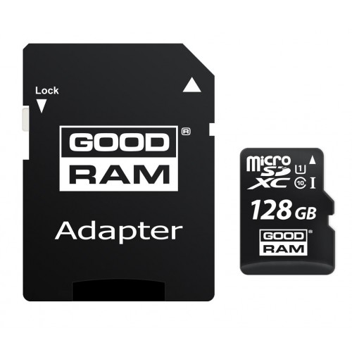 Карта пам'яті MicroSDXC 128GB UHS-I Class 10 Goodram + SD-adapter (M1AA-1280R12) в інтернет супермаркеті PbayMarket!