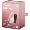 Віброяйце Satisfyer Ribbed Petal Connect App Rose