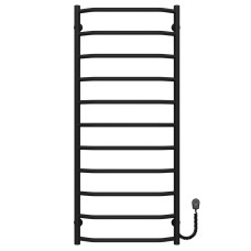 Рушникосушарка електрична Трапеція П11 500х1200 Deffi Чорний EF16 (C.TR.120.50.11.E.B.R.5)