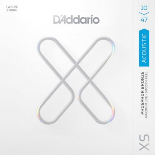 Струни для акустичної гітари D'Addario XSAPB1047-12 Phosphor Bronze Extra Light Acoustic Guitar Strings 10/47 Струни для акустичної гітари D'Addario XSAPB1047-12 Phosphor Bronze Extra Light Acoustic Guitar Strings 10/47