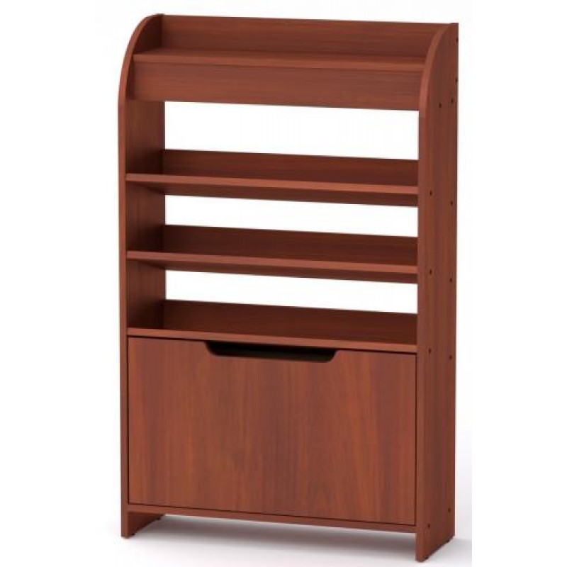Тумба для взуття з відкритими полицями Компанит ТО 14 70х25х114,2 см Яблуня