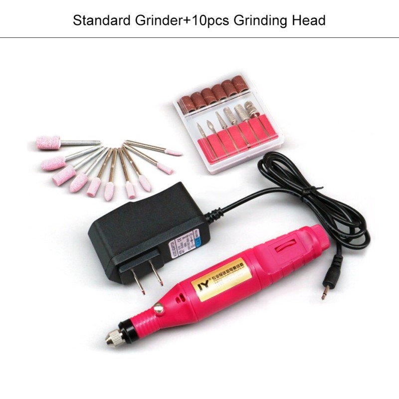 Портативний фрезер-ручка для манікюру ZS 100 20000 об/хв. pink міні фрезер Nail Dryer DM-100