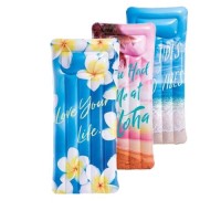 Пляжний надувний матрац із підголівником Intex 58772 «Натхнення», 178 х 84 см