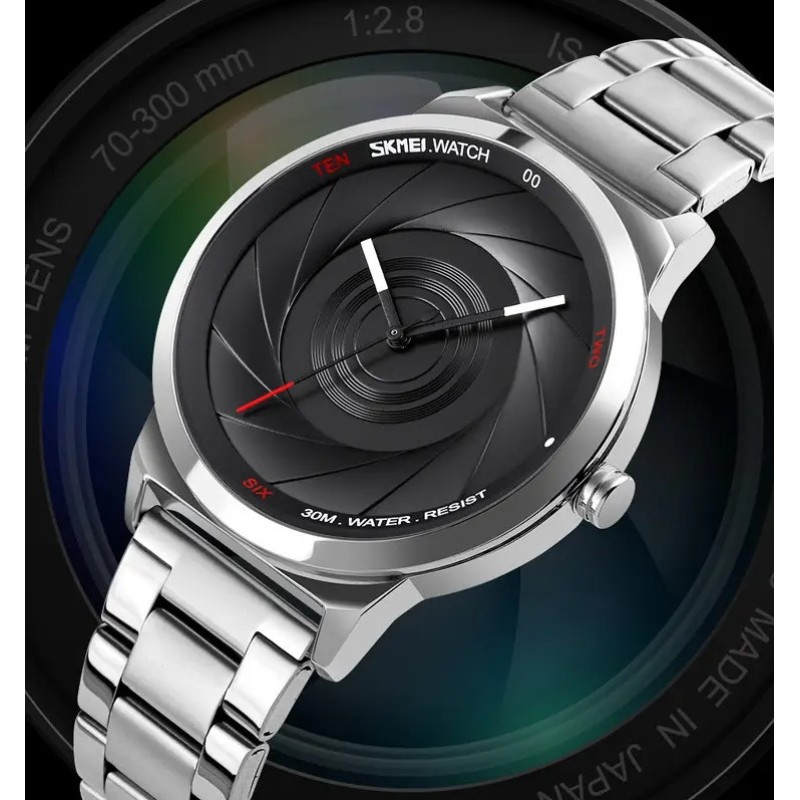 Класичний чоловічий годинник Skmei 9210 Сріблястий