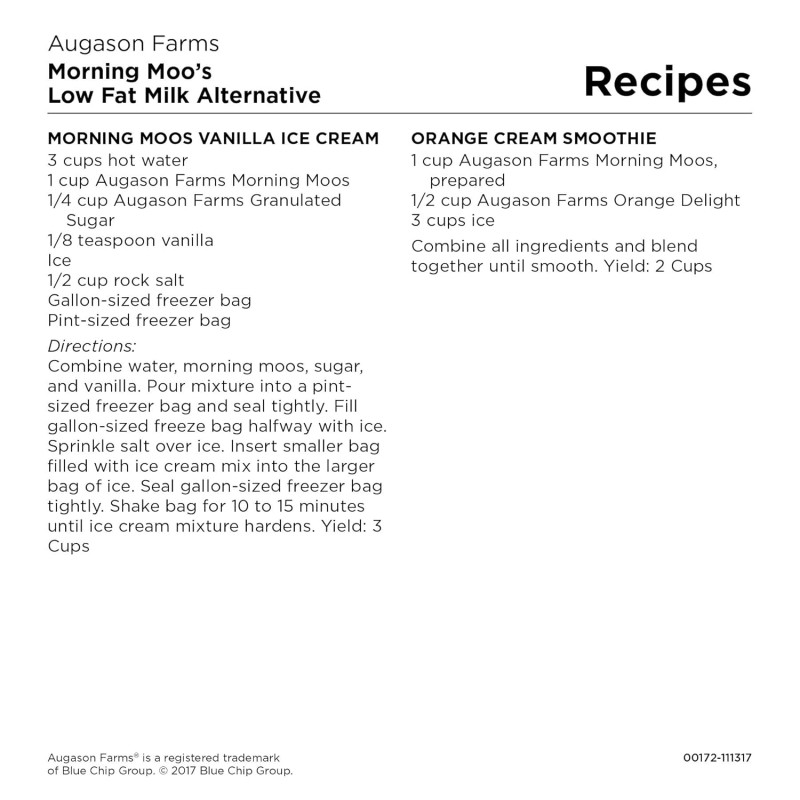 Соєве молоко нежирне сублімоване з великим терміном придатності до 20 років Augason farms, 533 порції