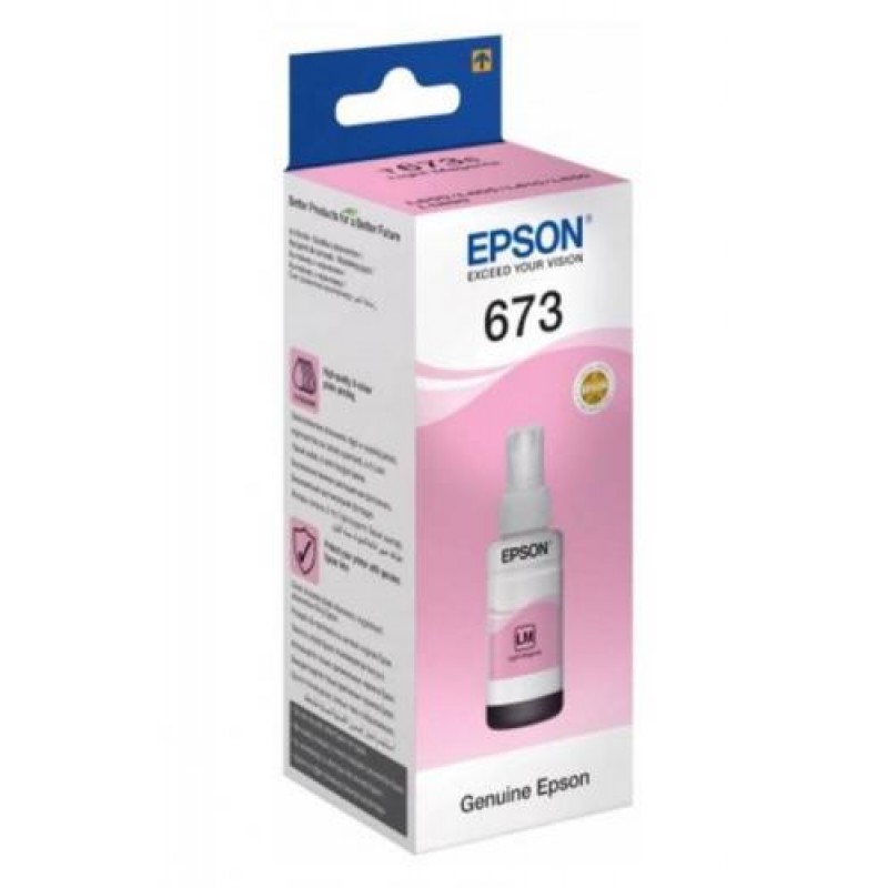 Контейнер з чорнилом Epson 673 70 мл Light Magenta L800/1800 (C13T67364A) (10905)
