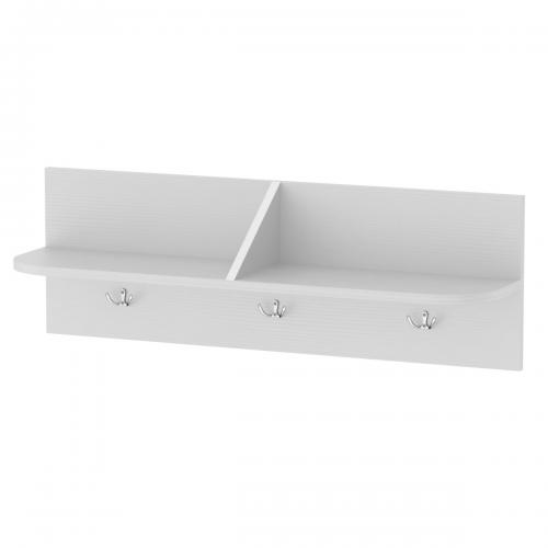 Вішалка настінна Компаніт В 3 Німфея альба (білий) Вішалка настінна Компаніт В 3 Німфея альба (білий)