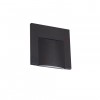 Світильник сходовий Kanlux Erinus 7.5x1.6x7.5 см Чорний (Kan33332)