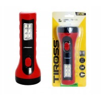 Ліхтар акумуляторний LED Tiross TS-1138N із зарядним пристроєм Червоний
