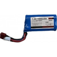 Літій-іонна акумуляторна батарея 7,4 В 1500mAh для радіокерованих моделей 16101 та 16102 WL Toys (74V1500MA) Літій-іонна акумуляторна батарея 7,4 В 1500mAh для радіокерованих моделей 16101 та 16102 WL Toys (74V1500MA)