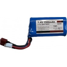 Літій-іонна акумуляторна батарея 7,4 В 1500mAh для радіокерованих моделей 16101 та 16102 WL Toys (74V1500MA) Літій-іонна акумуляторна батарея 7,4 В 1500mAh для радіокерованих моделей 16101 та 16102 WL Toys (74V1500MA)