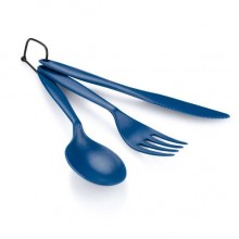 Комплект GSI Outdoors ніж/виделка/ложка Tekk Cutlery 3 предмети Синій (1099-70526)
