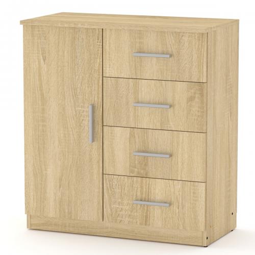 Комод Компаніт 4+1А Дуб сонома (78х39х85 см) Комод Компаніт 4+1А Дуб сонома (78х39х85 см)