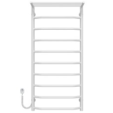 Рушникосушарка електрична Трапеція з полицею П10 500х1100 Deffi Білий EF16 (C.TP.110.50.10.E.W.L.5)