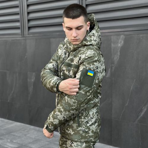 Куртка чоловіча зимова Pobedov Jacket Motive 382440 XL Піксель (00000006974) Куртка чоловіча зимова Pobedov Jacket Motive 382440 XL Піксель (00000006974)