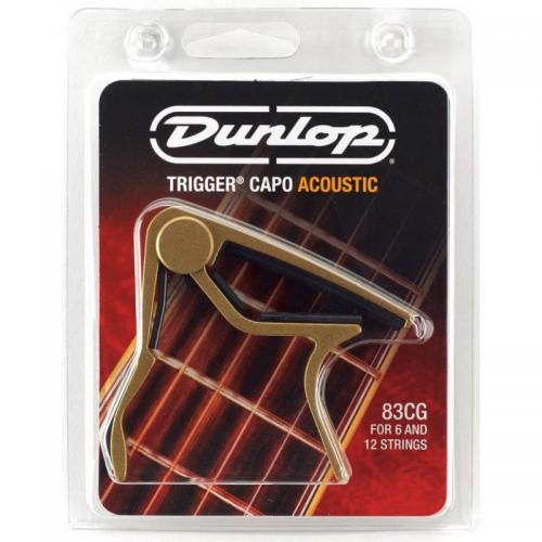 Каподастр Dunlop 83CG Acoustic Trigger Capo Gold Каподастр Dunlop 83CG Acoustic Trigger Capo Gold
