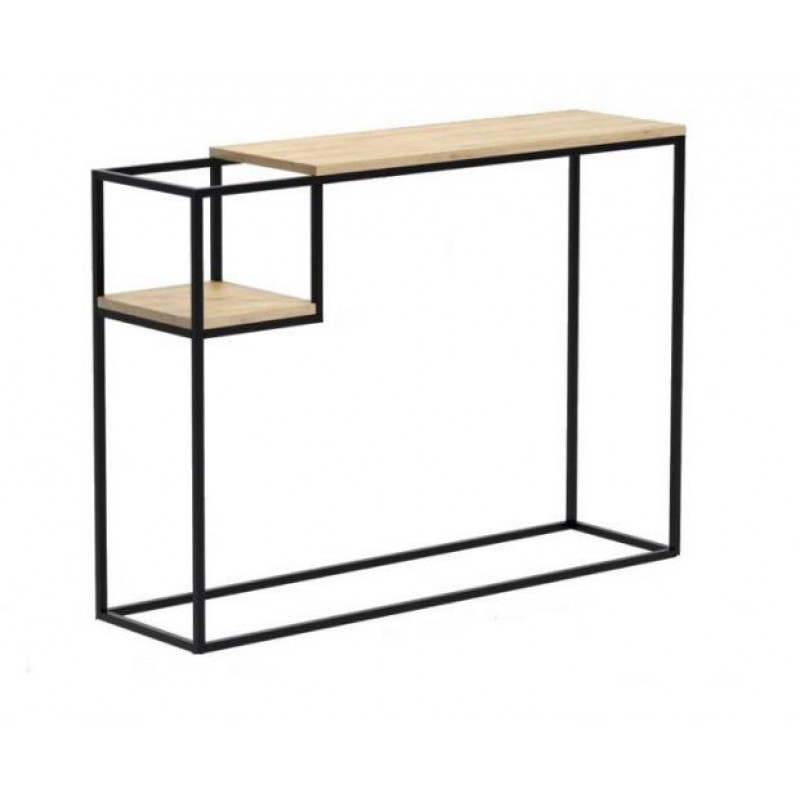 Консоль для дому в стилі Loft NS-401 830x1100x300 мм Черный