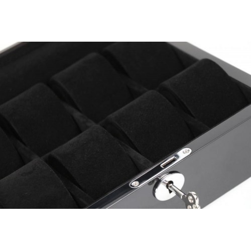 Скринька для зберігання годинників Salvadore 841-8BB 24х18,5х9 см Чорний Скринька для зберігання годинників Salvadore 841-8BB 24х18,5х9 см Чорний