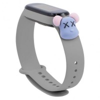 Ремінець Cartoon Strap для Xiaomi Mi Band 5 / 6 Grey Kaws Ремінець Cartoon Strap для Xiaomi Mi Band 5 / 6 Grey Kaws