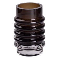 Ваза для квітів скляна у вінтажному стилі Flower Season 18 см Чорний (HP-10-22)