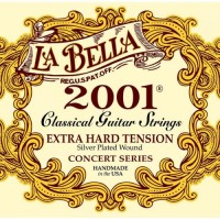 Струни для класичної гітари La Bella 2001XH Classic Silver Plated Extra Hard Tension Струни для класичної гітари La Bella 2001XH Classic Silver Plated Extra Hard Tension