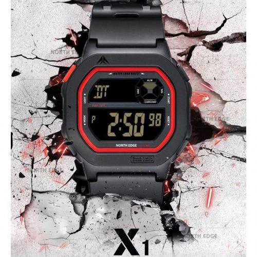 Наручний годинник чоловічий North Edge X1 5BAR Чорний (2678776071) Наручний годинник чоловічий North Edge X1 5BAR Чорний (2678776071)